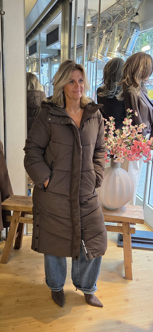Winterjas bruin